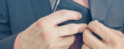 Businessman and His Wallet. Businessman Reaching For His Wallet to Pay. Closeup Photo.