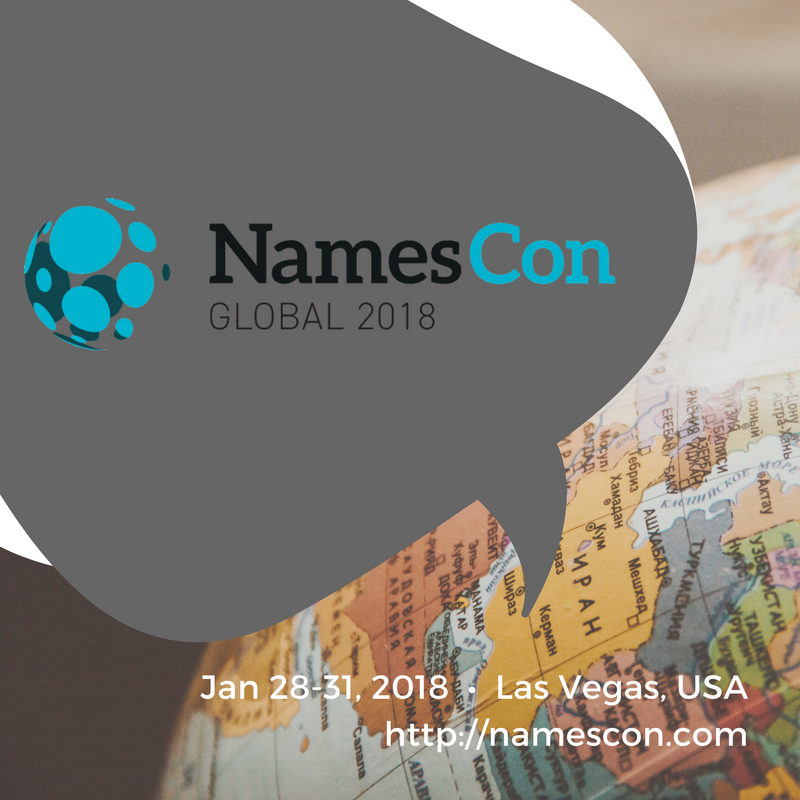 SALE We're Heading to NamesCon 2018